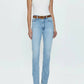 Pistola - Colleen Tower High Rise Modern Slim Raw Split Hem Denim Jeans