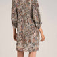 Elan - PAISLEY VNECK DRESS