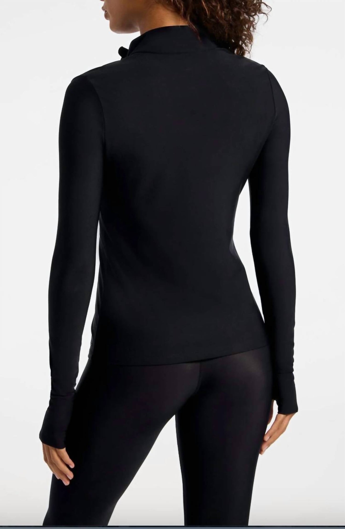 Bandier - Pro Fleece 1/4 Zip Long Sleeve Top