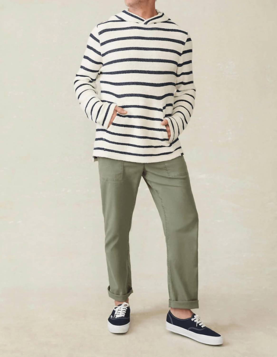 Faherty - Men's Classic Stripe Hoodie