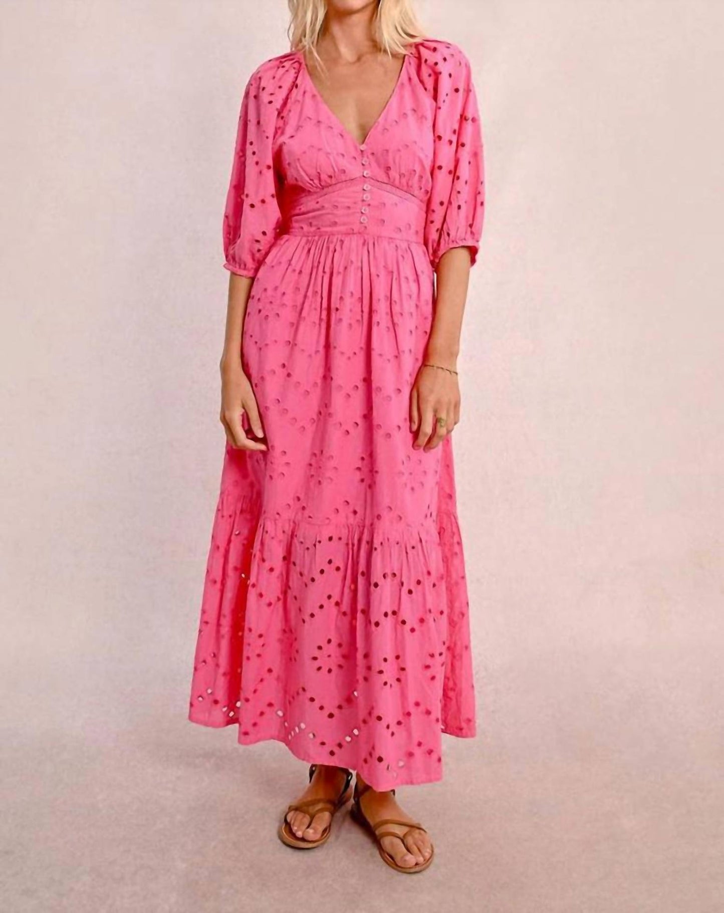 Molly Bracken - Eyelet Maxi Dress