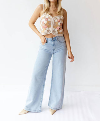 Pistola - Jadyn Low Rise Palazzo Jeans