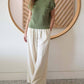 Blu Pepper - Mock Neck Short Sleeve Sweater