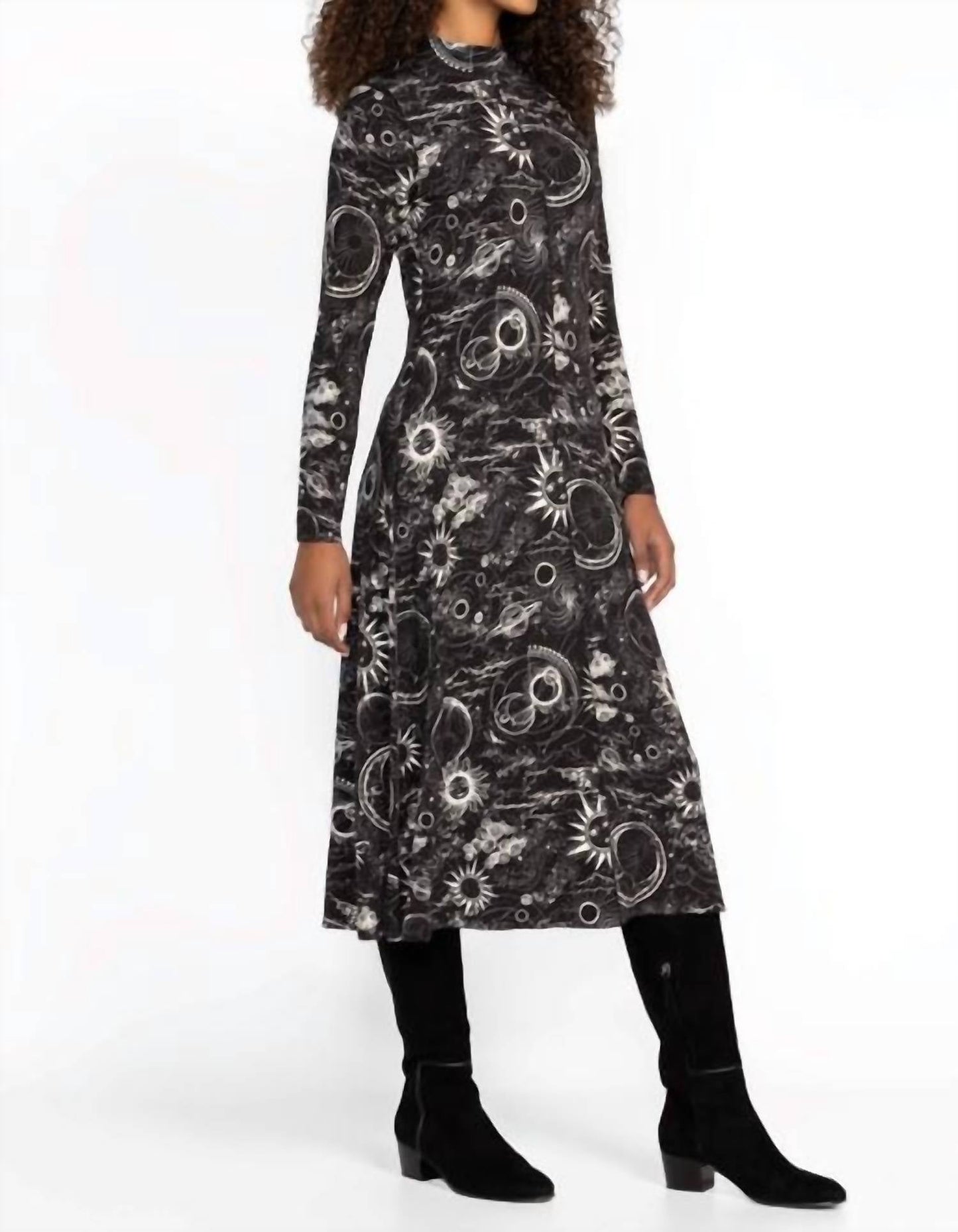 Johnny Was - JANIE FAVORITE SEAMED MOCK NECK DRESS