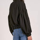 Elan - Women's Balloon Sleeve Bomber Jacket