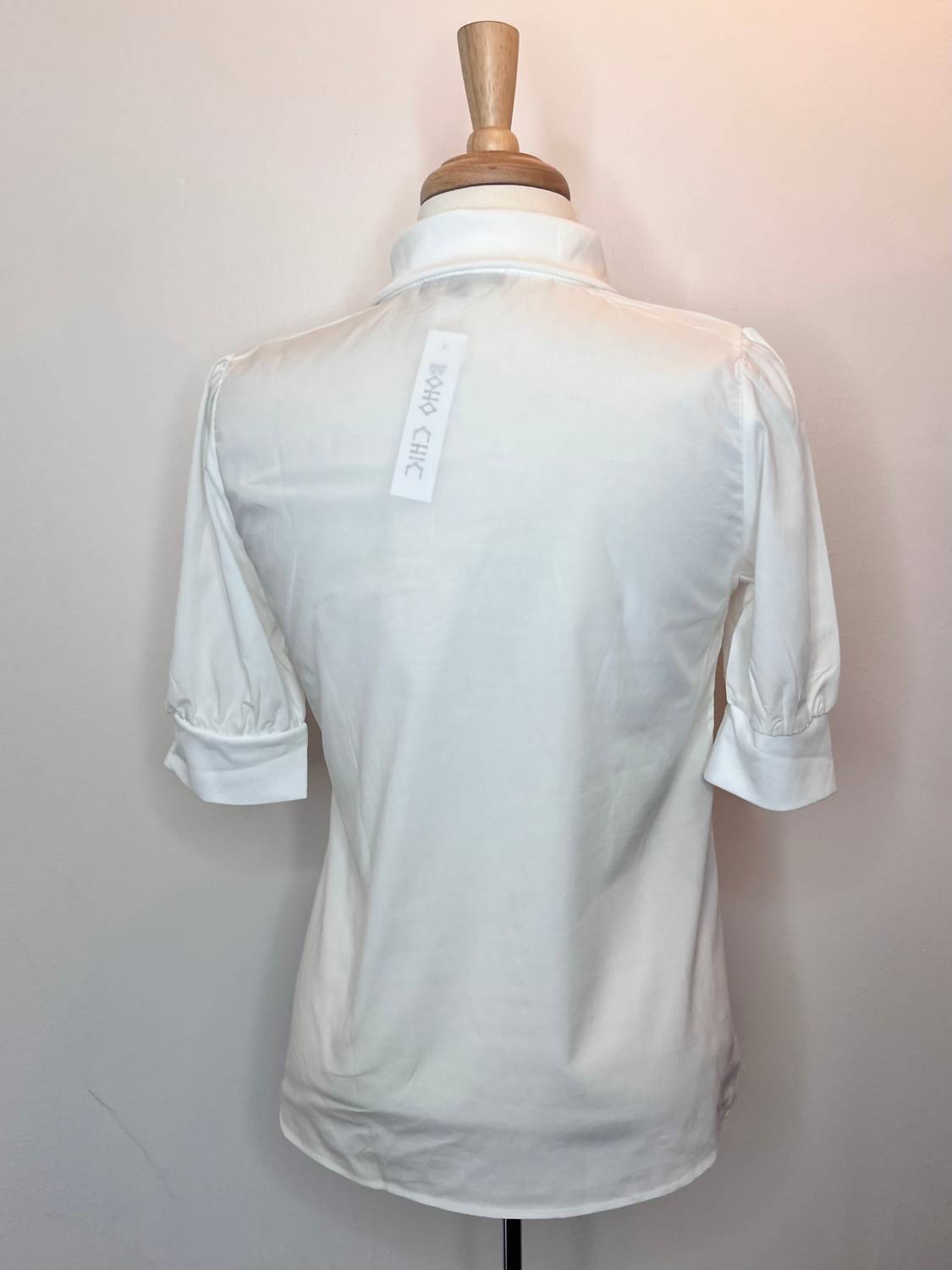 Boho Chic - Women's Mixed Media Top