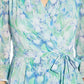 Adrianna Papell - Printed Chiffon Wrap Dress