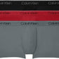 Calvin Klein Men's 3 Pack Microfiber Stretch Low Rise Trunks Black Size Medium