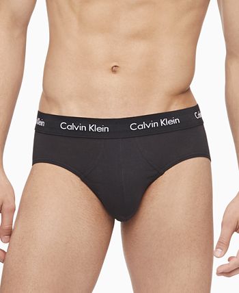 Calvin Klein Men's 3 Pack Stretch Cotton Briefs Black Size X-Large
