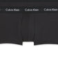 Calvin Klein Men's 3 Pack Stretch Cotton Trunks Black Size Medium