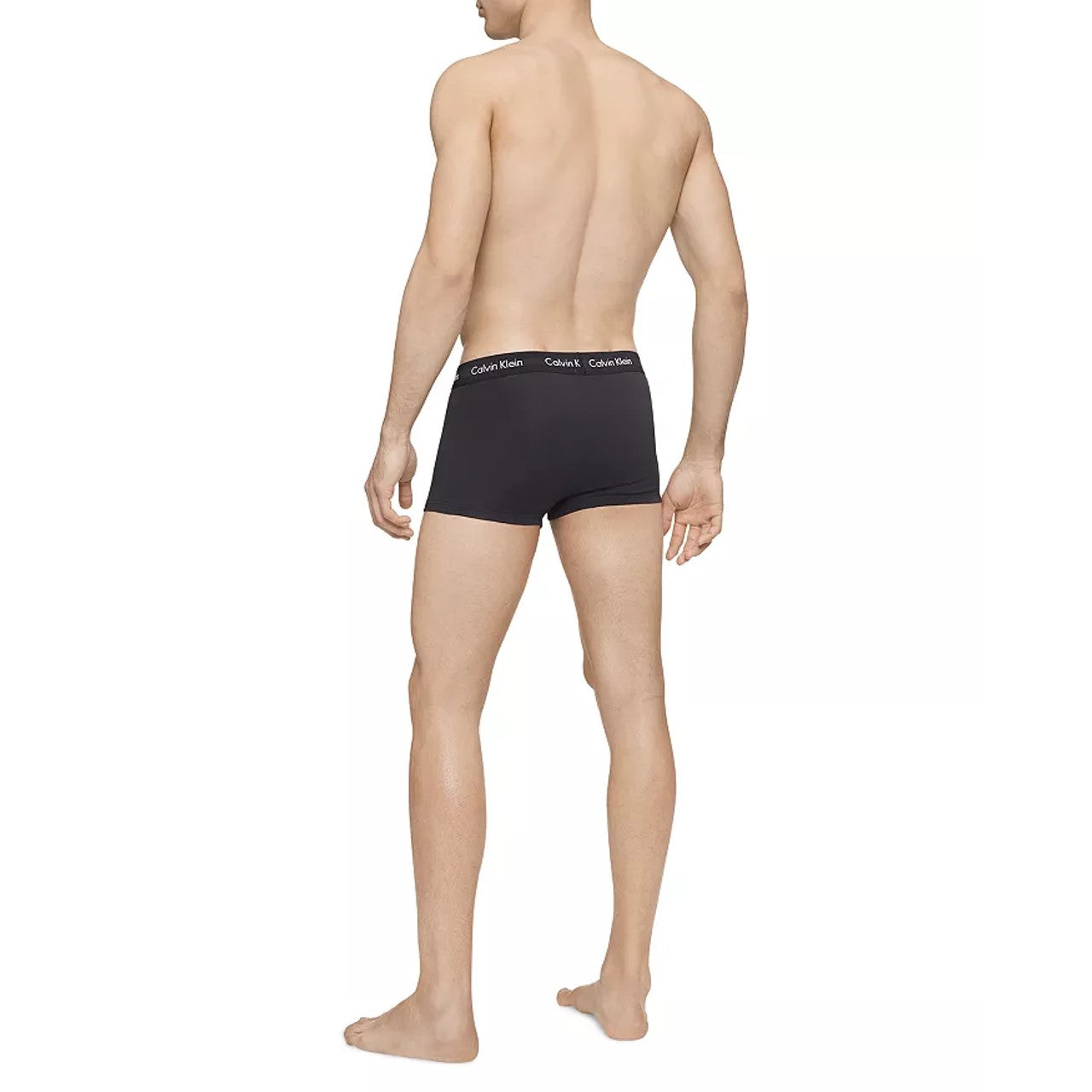 Calvin Klein Men's 3 Pack Stretch Cotton Trunks Black Size X-Large
