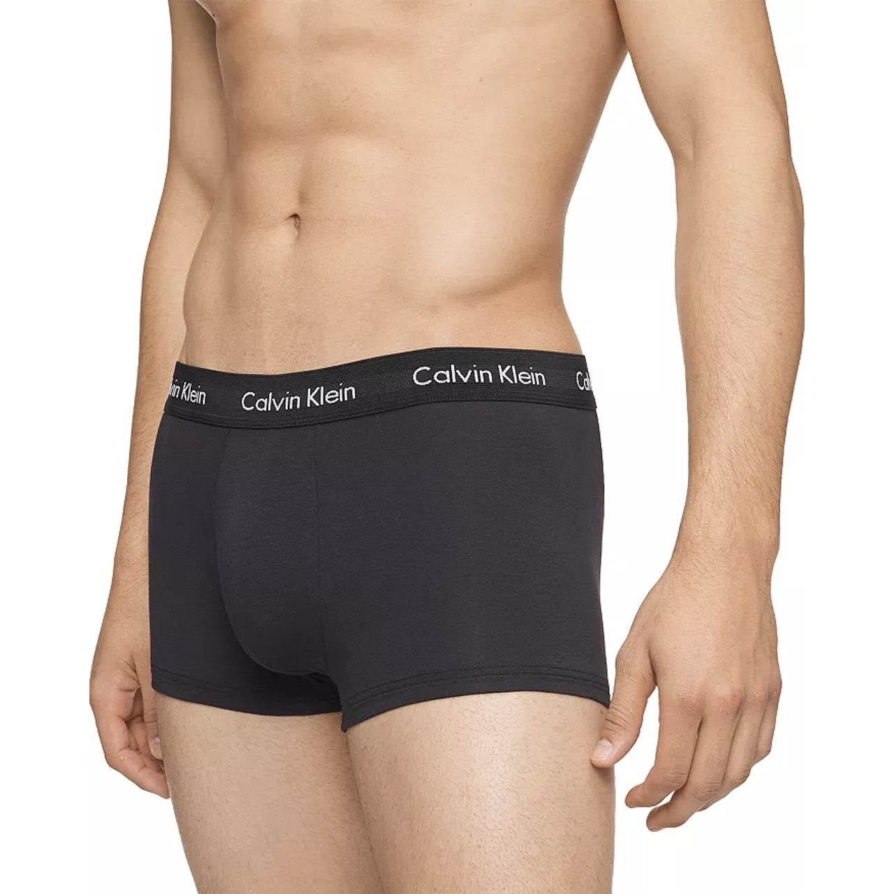 Calvin Klein Men's 3 Pack Stretch Cotton Trunks Black Size X-Large