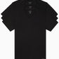 Calvin Klein Men's Big Cotton Classics V Neck 3 Pack Black Size 3X