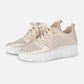 Ilse Jacobsen - Women's Tulip Embroidered Platform Sneaker