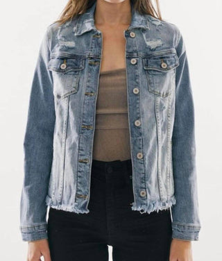 Kancan - Distressed Denim Jacket