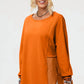 Double Take - Full Size Long Sleeve High-low T-shirt