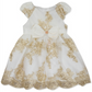 Rare Editions Baby Girl's Embroidered Mesh Dress & Panty White Size 6-9MOS