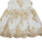 Rare Editions Baby Girl's Embroidered Mesh Dress & Panty White Size 6-9MOS