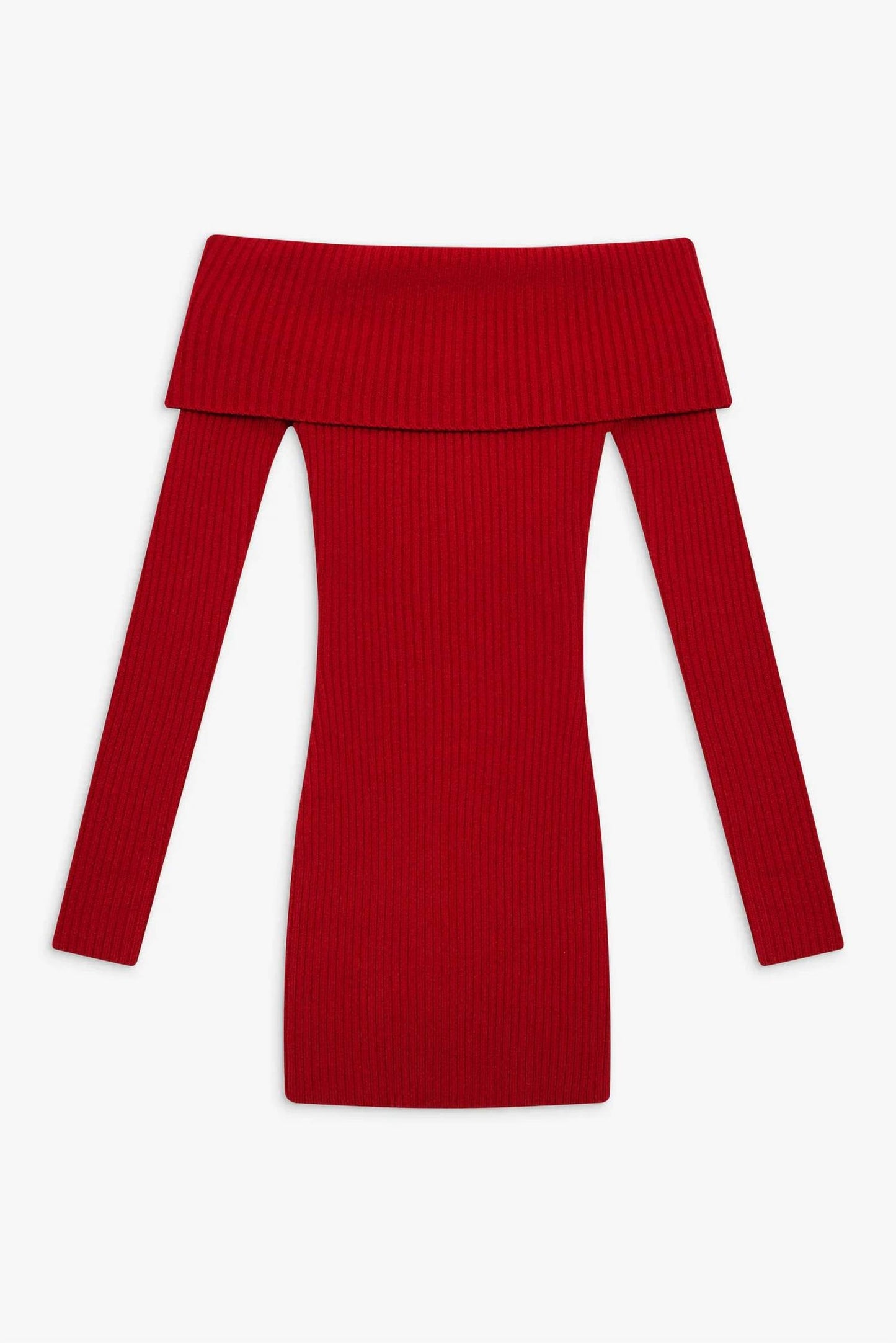 Frankies Bikinis - Midnight Ribbed Knit Mini Dress