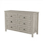 3-Pieces Bedroom Set Queen Size Farmhouse Platform Bed with Storage Headboard and Charging Station