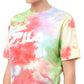 Fila Women's Alivia Cotton Tie Dyed T-Shirt Green Size Medium