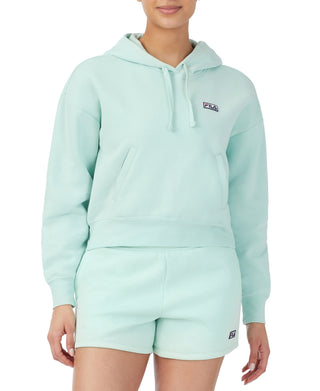 Fila Women's Marina Fleece Hoodie Green Size X-Small