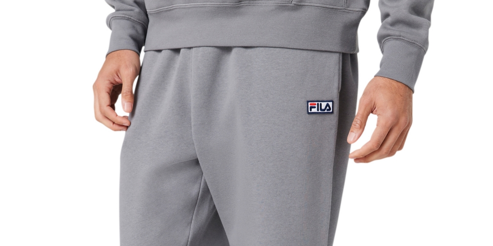 Fila Men's Garran Jogger Pants Gray Size X-Large
