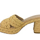 Pelle Moda - Women's Camren Platform Heel Natural Raffia
