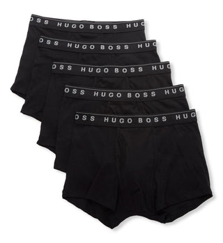 Hugo Boss Men's Cotton Trunks Black Size Large