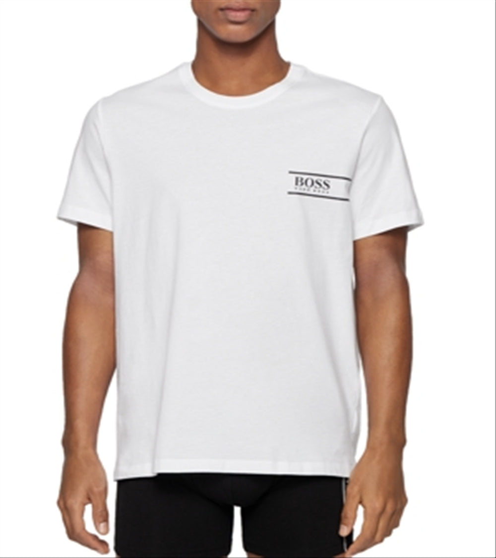 Hugo Boss Men's Bodywear Logo Tee White Size X-Large