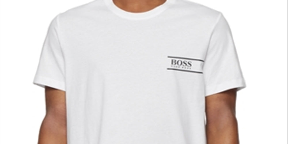 Hugo Boss Men's Bodywear Logo Tee White Size X-Large