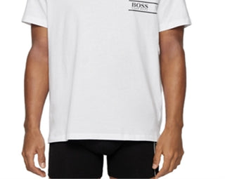 Hugo Boss Men's Bodywear Logo Tee White Size X-Large
