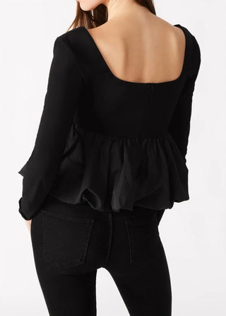 Steve Madden - Harmony Square Neck Long Sleeve Top