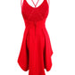 B Darlin Junior's Strappy High Low Dress Red Size 0