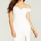 B Darlin Junior's Off The Shoulder Gown White Size 5-6