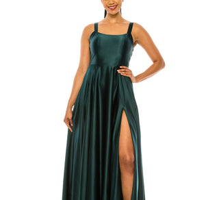 B Darlin Junior's Open Back Gown Green Size 11-12