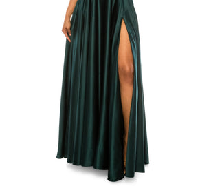 B Darlin Junior's Open Back Gown Green Size 11-12