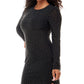 B Darlin Junior's Studded Bodycon Dress Black Size Large