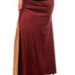 B Darlin Junior's Strappy Back Satin Gown Red Size 45052
