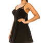 B Darlin Junior's Mesh Trim Fit & Flare Dress Black Size 12