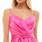 B Darlin Junior's Surplice A Line Dress Pink Size 34