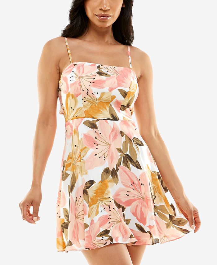 B Darlin Junior's Spaghetti Strap A Line Dress White Size 7-8