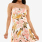 B Darlin Junior's Spaghetti Strap A Line Dress White Size 9-10