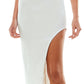B Darlin Junior's Two Piece One Shoulder Bodycon Midi Dress White Size 14