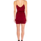 B Darlin Junior's Shirred Bodycon Dress Red Size Small