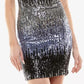 B Darlin Junior's Ombre Sequin Dress Gray Size 9-10