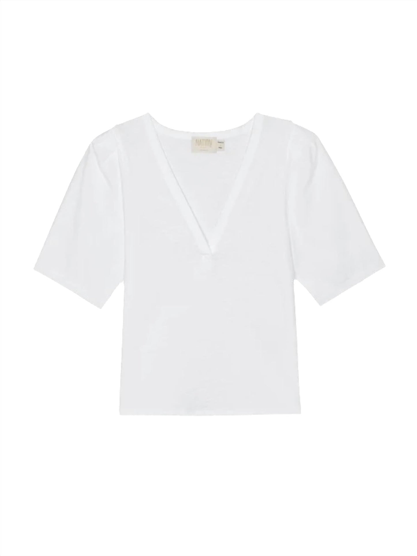 Nation Ltd - Jolene V-neck Short Sleeve Top