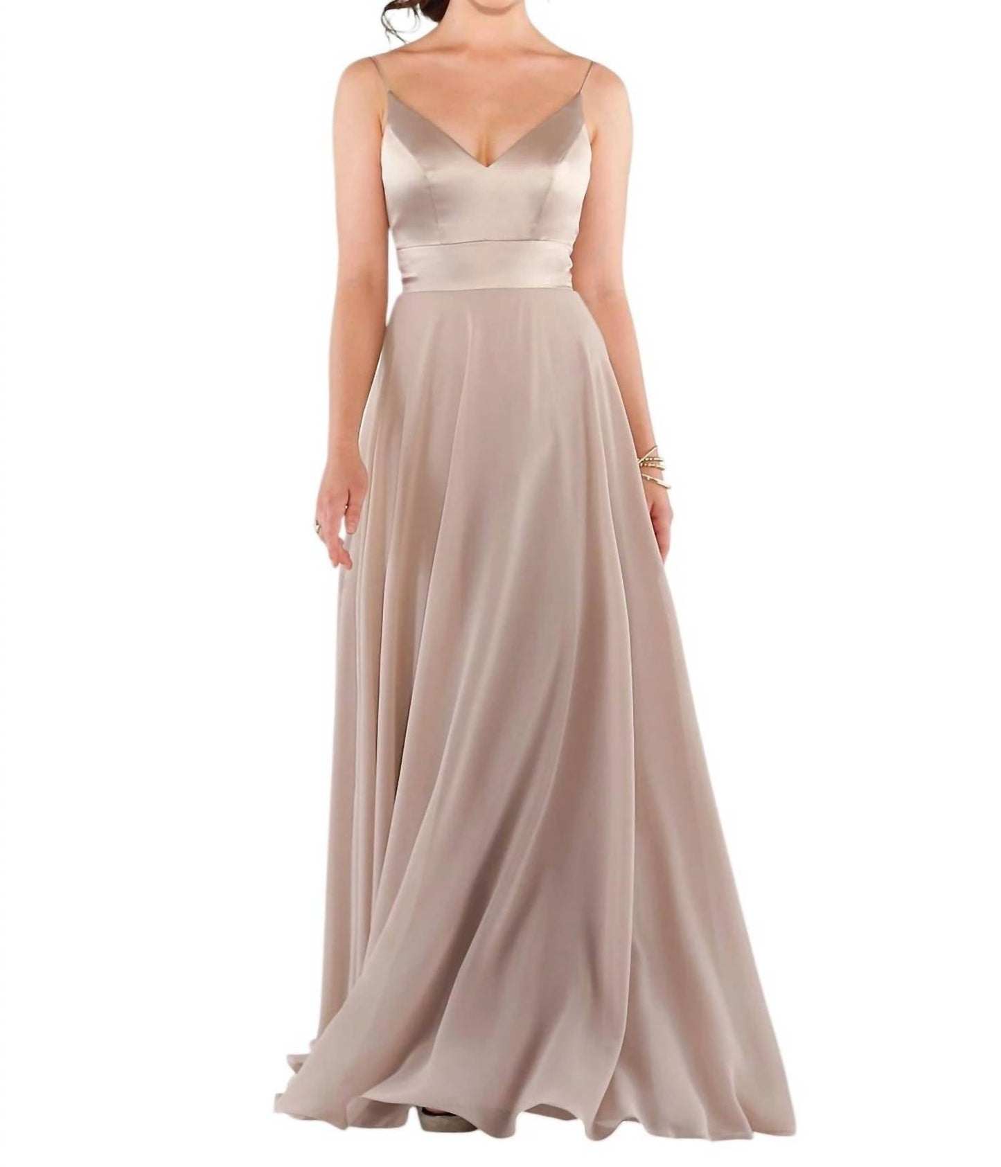 Sorella Vita - MIXED FABRIC BRIDESMAID DRESS
