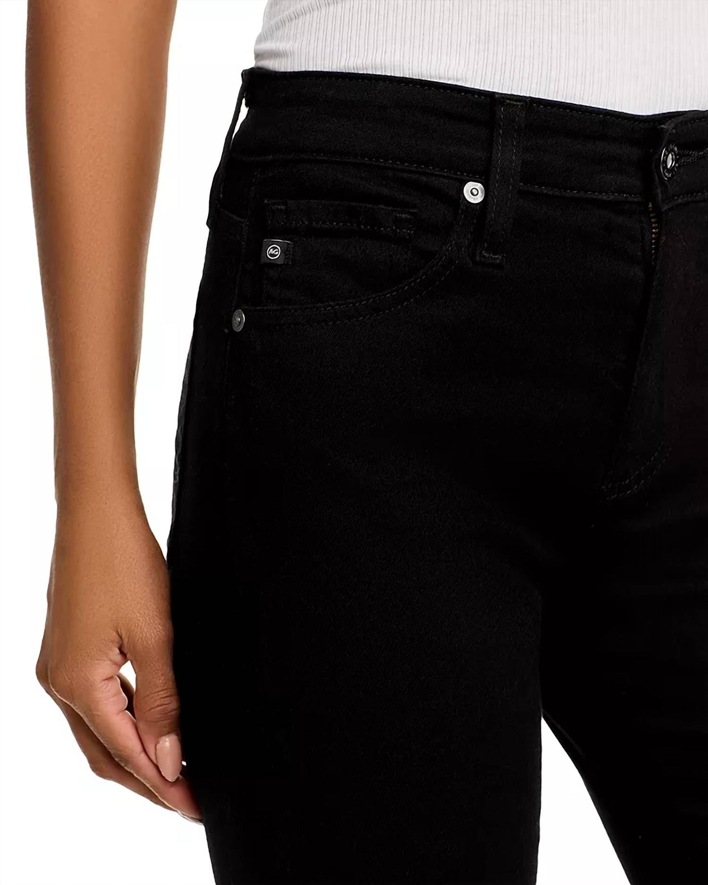 Ag Jeans - Farrah Mid Rise Cropped Bootcut Jeans