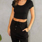 Venti6 - Short Sleeve Crop Top